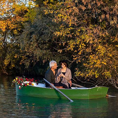 Романтические свидание на лодке в Краснодаре